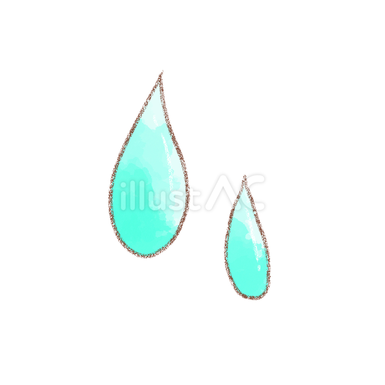 汗マーク 汗,焦る,手書き風のイラスト素材
