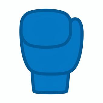 アイコン|ボクシンググローブ青01 アイコン|ボクシンググローブ青01 ボクシング,グローブ,アイコン,スポーツ,シンプル,青,単色,ベタのイラスト素材