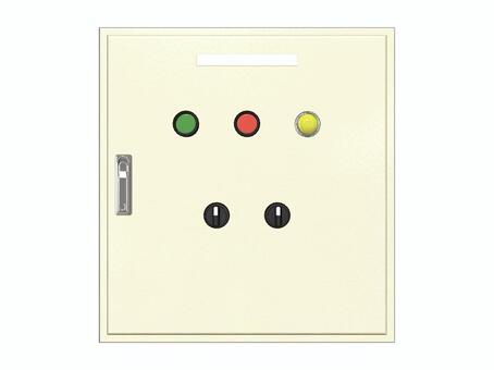 制御盤 制御盤,制御,操作,ブレーカー,スイッチ,plc,異常検知,電磁開閉器のイラスト素材