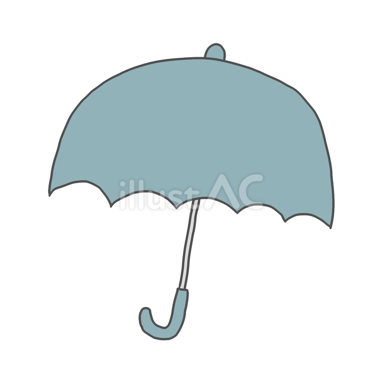 かさ１ 傘,雨,6月のイラスト素材