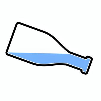 注ぐ 注ぐ,ビン,水,水色,傾きのイラスト素材