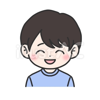 笑顔の男の子