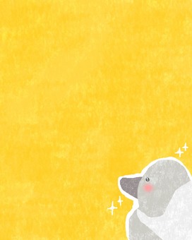 みにくいアヒルの子♪ かわいい,みにくいアヒルの子,鳥,動物,生き物,キラキラ,憧れ,好き,見つめる,見るのイラスト素材