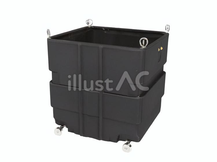 建設土木工事現場環境汚水排水ノッチタンク ノッチタンク,タンク,槽のイラスト素材