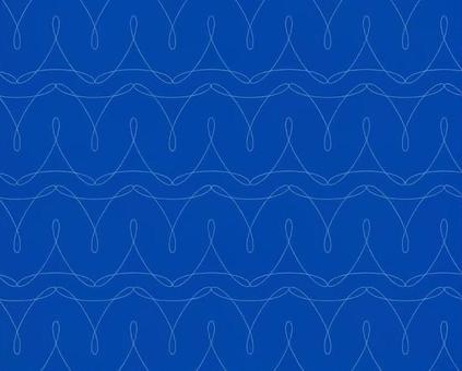 ブルーの曲線波状パターン パターン,模様,柄,背景,壁紙,テクスチャ,青,ロイヤルブルー,波,曲線のイラスト素材