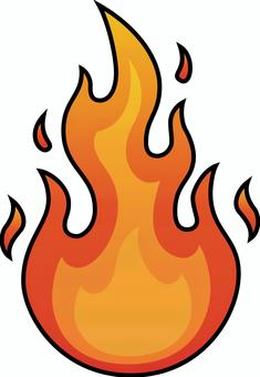 炎 炎,火,火事,熱い,メラメラ,ファイヤー,ファイアー,キャンプのイラスト素材