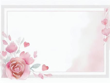 [Frame] Valentine/Mother's Day, frame, frame, flower, JPG