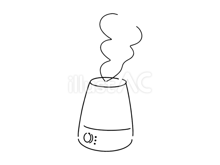 加湿器 加湿器,家電,線画のイラスト素材
