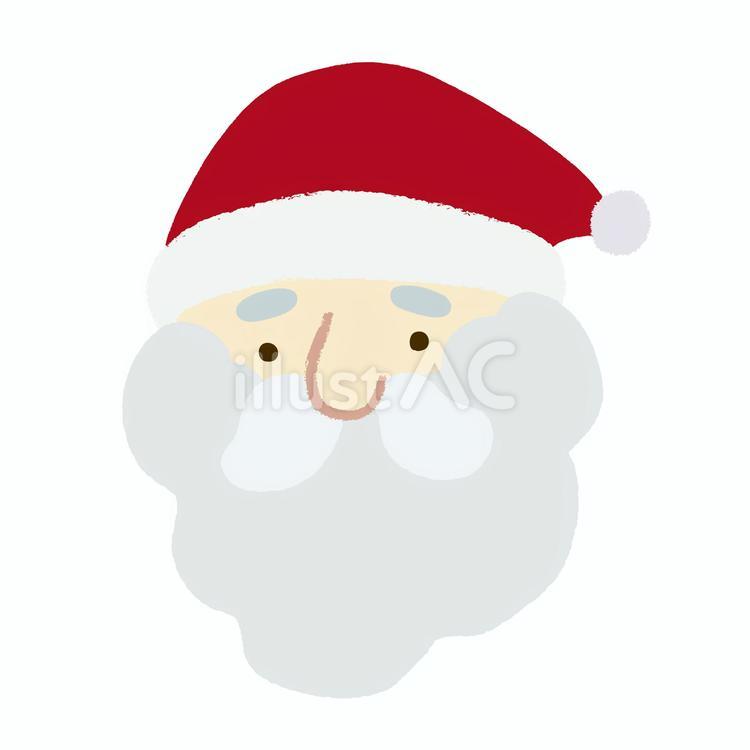 帽子をかぶったサンタクロース かわいい,素材,ゆるいのイラスト素材