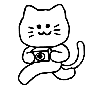 帶相機的貓, 猫, 可爱的, 相机, JPG, PNG 和 AI