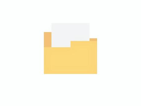 フォルダアイコン フォルダ,ファイル,アイコン,データ,紙,保存,取り出す,管理,整理,資料のイラスト素材