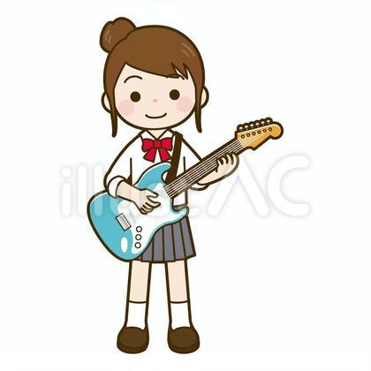 高校生ガールズバンドのギター
