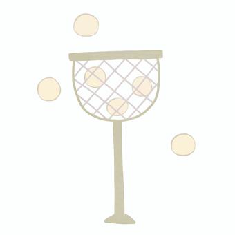 玉入れ/白組 玉入れ,運動会,白組,絵本,可愛い,ゆるい,手描き,デコレーション,素材,挿絵のイラスト素材