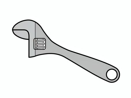 モンキーレンチ モンキー,アジャスタブル,レンチ,工具,修理,道具,メンテナンス,調整,アイコン,シンプルのイラスト素材