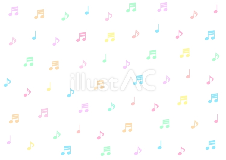 音符の背景素材 音楽,音符,壁紙のイラスト素材