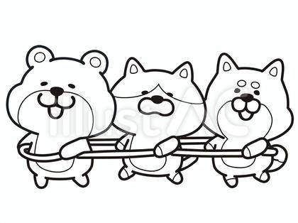 汽車ポッポ_線画_01