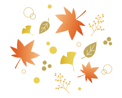 Autumn leaf motif 1, JPG, PNG and AI Autumn leaf motif 1, autumn, material, autumn leaves, JPG, PNG and AI
