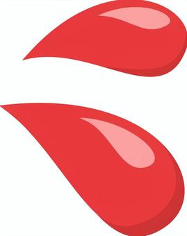 血液のイラスト 血,血液,怪我,出血,献血,輸血,傷,採血,血のり,血しぶきのイラスト素材