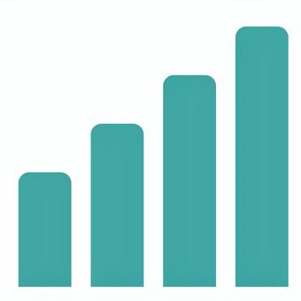 縦の棒グラフ 4本 シンプル グリーン 縦の棒グラフ 4本 シンプル グリーン 棒グラフ,グラフ,向上,上昇,階段,電波,通信,4本,図,グリーンのイラスト素材