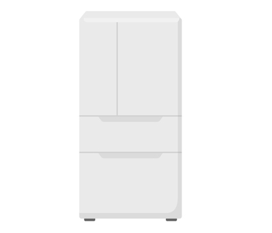 冷蔵庫,フラットイラスト シンプル,ベクター,家電製品,家電,機械,生活家電,冷蔵庫,冷凍庫のイラスト素材