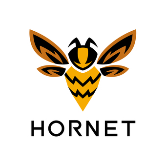 ホーネットロゴマーク-9 ホーネット,スズメバチ,生き物,毒,虫,羽,針,ロゴ,マーク,シンボルのイラスト素材