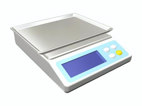 電子天秤の上にトレイ 電子天秤,トレイ,計量,質量,測定,デジタル,はかりのイラスト素材