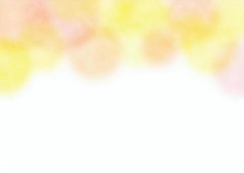 暖かいイメージの背景 暖かい,やわらかい,背景,ぼかし,水玉,黄色,オレンジ,ピンクのイラスト素材