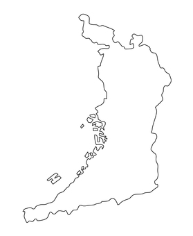 Blank map of Osaka Prefecture, JPG, PNG and AI Blank map of Osaka Prefecture, , JPG, PNG and AI