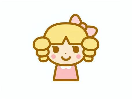 お嬢様な女の子 お嬢様,女の子,金髪,人物,子供のイラスト素材