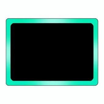 枠付き黒パネル1 パネル,黒,四角,枠,テキストスペース,サイバー,シンプルのイラスト素材