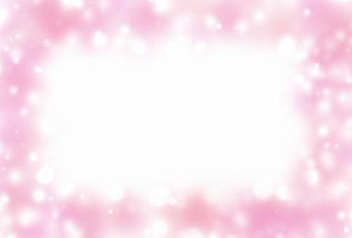 ポストカード　ピンクのふわふわ ポストカード,メッセージカード,グリーティングカード,フレーム,ピンク,ふわふわ,幻想的,かわいい,簡単,シンプルのイラスト素材