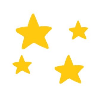 Illustration, star, multiple, beautiful, 