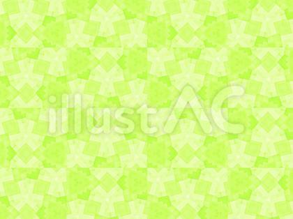 緑色の幾何学模様が織りなす抽象画1127
