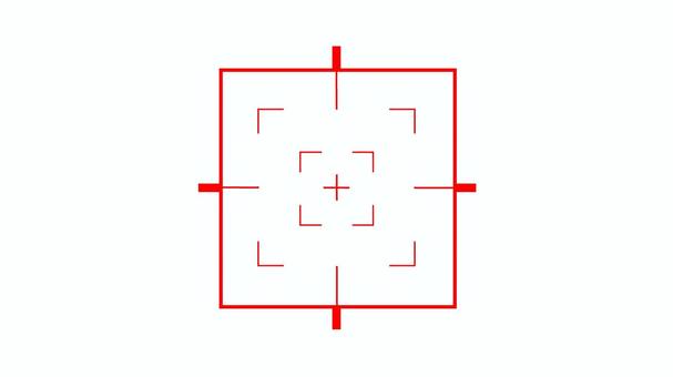 照準マーク④ 赤 照準マーク④ 赤 照準,スコープ,アイコン,シンプル,挿絵,ワンポイント,ライフル,ゲーム,サバゲー,銃のイラスト素材