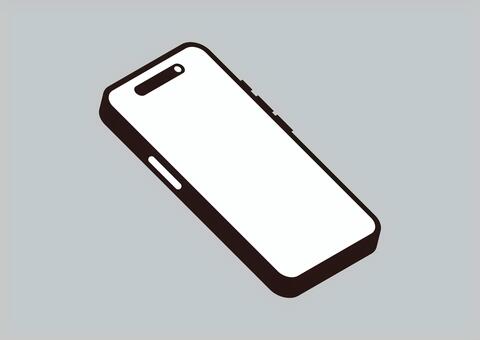 斜め配置のスマートフォンフレーム スマホ,スマートフォン,携帯電話,モバイル,スマホ画面,スマホフレーム,モックアップ,デバイス,電子機器,デジタルのイラスト素材