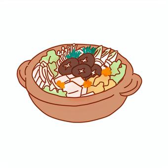 Illustration, pot, winter, food, 