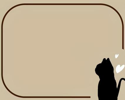 黒猫フレーム1