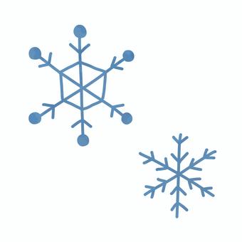 雪の結晶 雪の結晶 雪,結晶,冬のイラスト素材