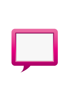 A balloon, speech balloon, rectangle, frame, JPG, PNG and EPS