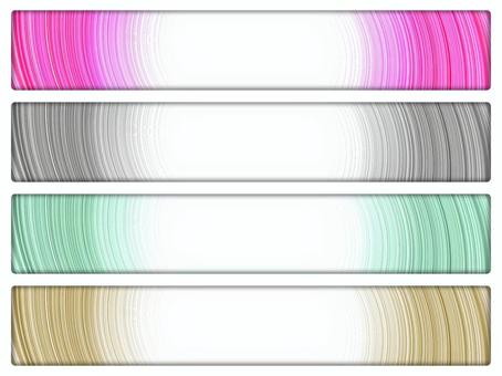 カラフルなバナーのセット素材画像 バナー,カラフル,シンプル,セット,スウォッチ,ホームページ,web,ウェブ,サイト,ボタンのイラスト素材