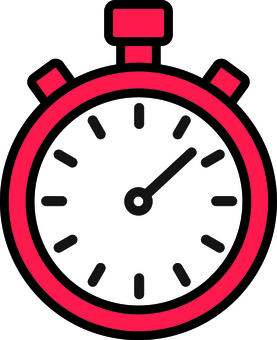 赤のストップウォッチです。 ストップウォッチ,シンプル,時計,アナログ,計測器,クロノグラフ,タイム測定,スポーツ用,時間,管理のイラスト素材