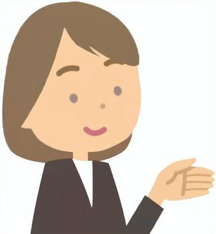 女性アナウンサー アナウンサー,女性,キャスター,ナレーター,リポーター,mc,司会,手,スーツ,地味のイラスト素材