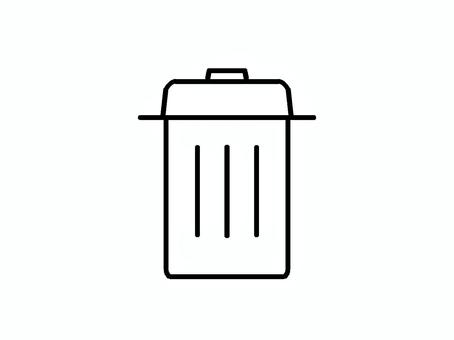 ゴミ箱のマーク ゴミ箱,パソコン,デスクトップ,マーク,アイコン,シンボル,シンプル,手描き,捨てる,空にするのイラスト素材