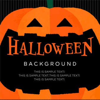 ハロウィンカボチャ背景_スクエア ハロウィンカボチャ背景_スクエア ハロウィン,秋,フレームのイラスト素材