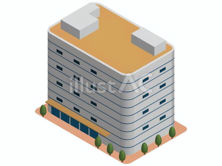 大きな百貨店 百貨店,デパート,ショッピングセンターのイラスト素材