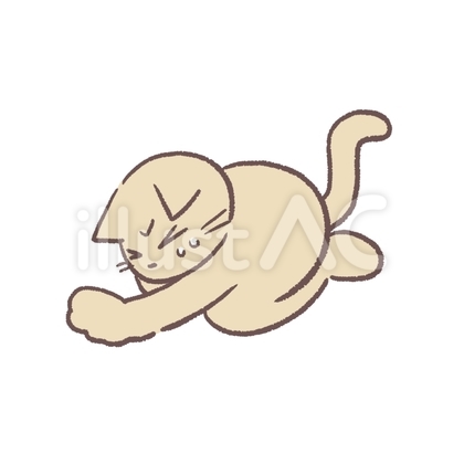 苦しがる猫