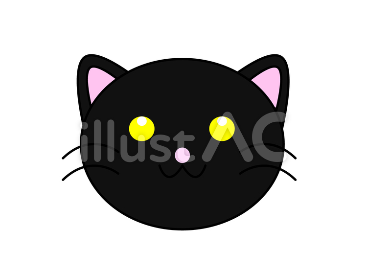 黒猫 黒猫,ねこ,黒いのイラスト素材