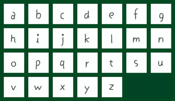鉛筆風文字　アルファベット小文字 文字,オリジナル,鉛筆風,カスレ,細線,細字,手書き,書体,フォント,小文字のイラスト素材