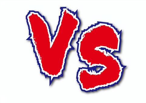 VSの文字アイコン vs,バーサス,対戦,格闘ゲーム,eスポーツ,格闘技,対決,格闘,戦い,戦のイラスト素材