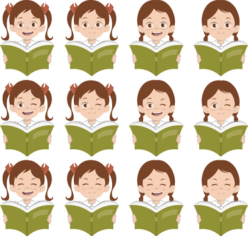 Illustration, चोटियों, ट्विन पूंछ, पढ़ना, 